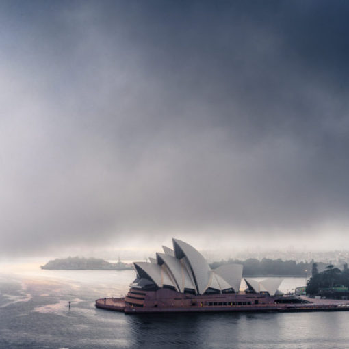 Sydney Opera House, Sunrise Fog